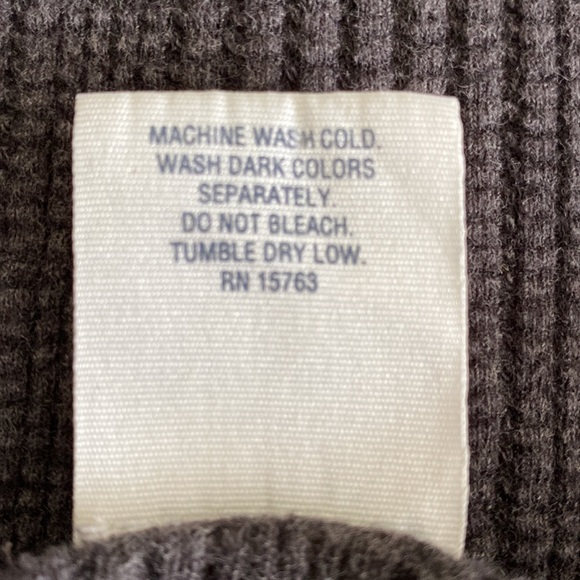 Polo by Ralph Lauren 100% cotton waffle long sleeve longjohn shirt crew neck - Picture 12 of 13